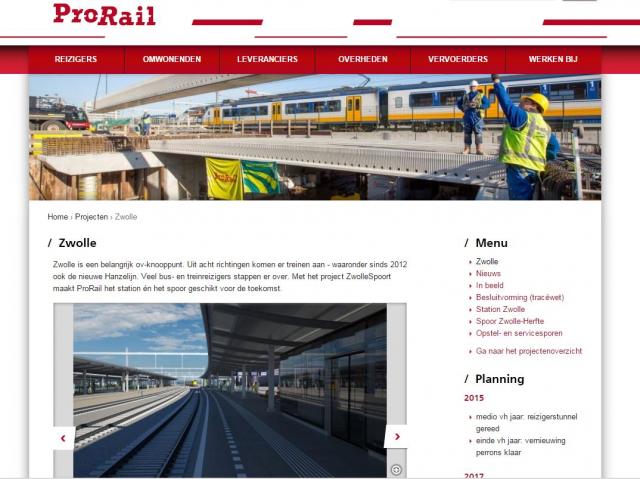 Website ProRail